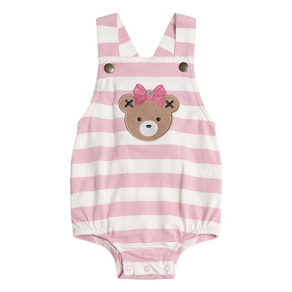 Huxbaby Strawberry Stripe Playsuit
